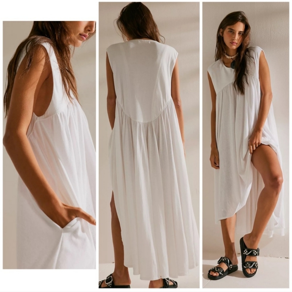 FREE PEOPLE BEACH  Madelyn Midi in Ivory